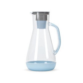 Hydros 64 Ounce Water Filter Pitcher with Patented Fast Flo Tech, 60 Second Quick Fill-Up and BPA-Free Recyclable Filter, Eight Cup Capacity, Blue
