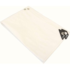 Multi-Purpose Extra Thick H.D. White Tarp Reinforced Corners (Industrial Quality) (14' x 24')