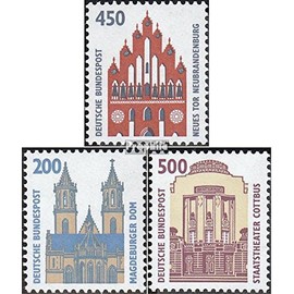 FRD (FR.Germany) 1623,1665,1679 (complete.issue.) fine used/cancelled 1992/93 attractions (Stamps for collectors)