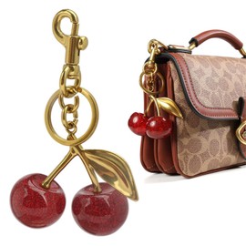 Cherry Bag Charm, Cute Cherry Charm for Purse, Exquisite and Creative Bag Charms for Handbags