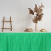 sourcing map Dark Green Plastic Table Skirts,29 in x 14