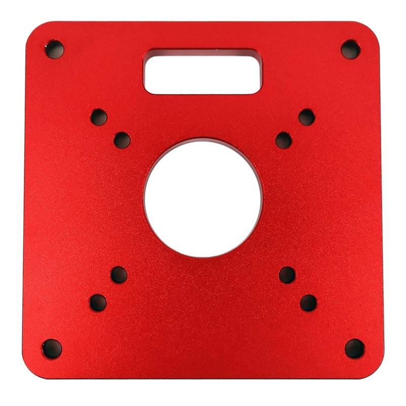 Router Plate Aluminium Alloy Router Table Insert Plate Universal Trimming