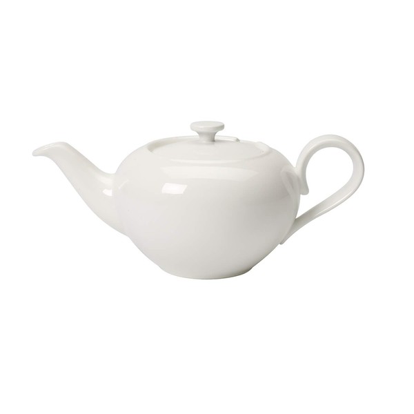 Villeroy & Boch Royal Teapot for one, 400 ml, Premium Porcelain, White