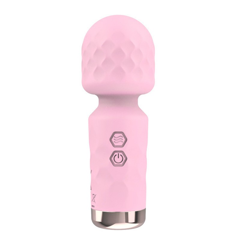Electric Handheld Massager Rechargeable Home Portable Safe Flexible 10 Frequencies