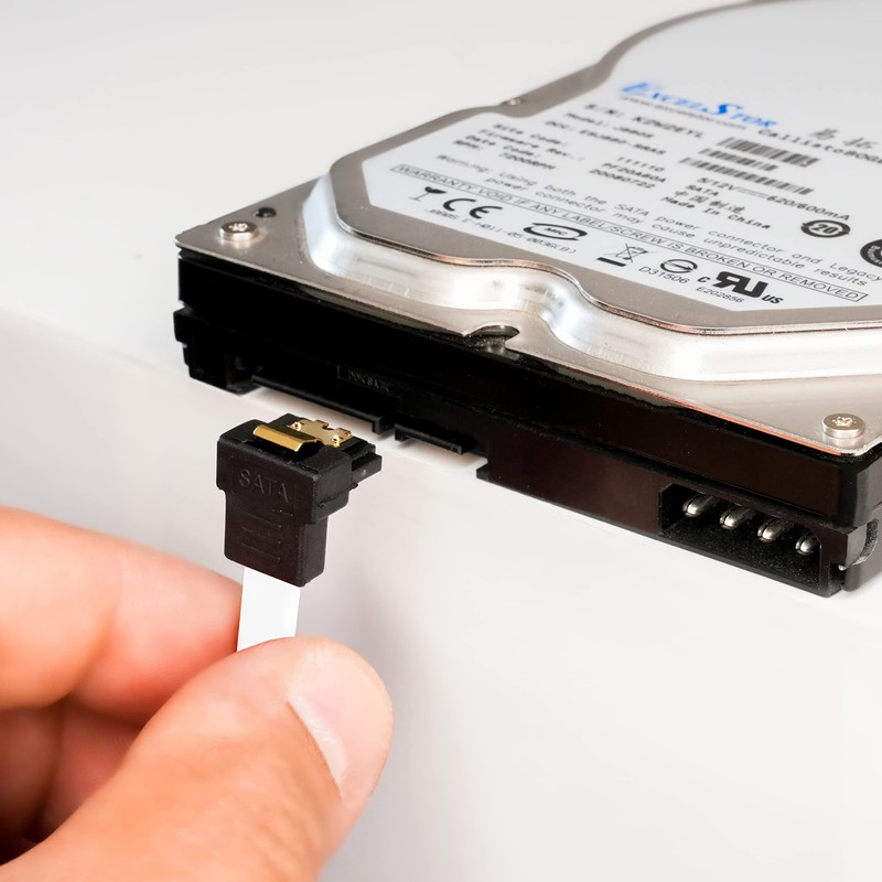 BIGtec 1 m SATA Cable S-ATA III Data Cable Connection