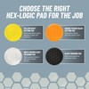 Chemical Guys Hex-Logic Medium Cut Polishing Pad Orange (6.5 Inch)