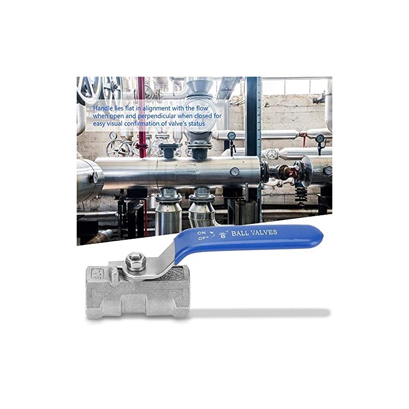 Stainless Steel SS304 Reduced Port Pipe Ball Valve Female Threaded