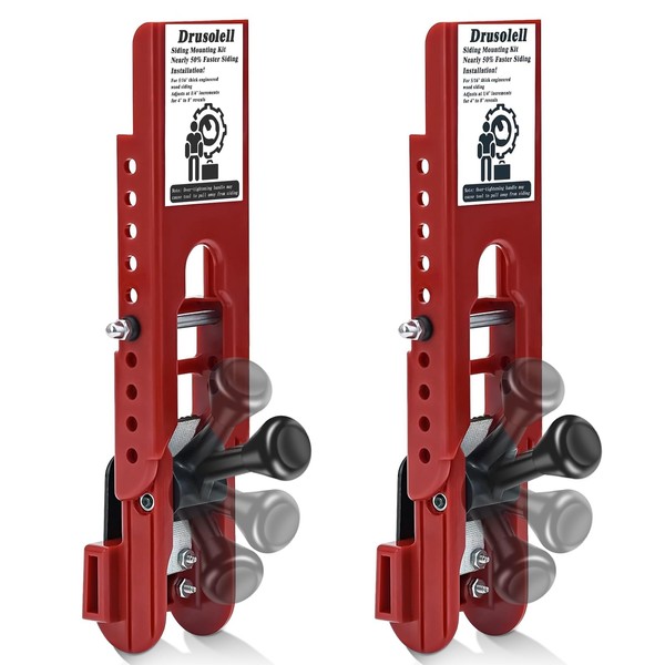 Drusolell Siding Installation Tools, Siding Mounting Kit with Adjustable Reveals,