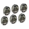 2 Chrome 15mm Radiator Pipe Hole Collars Cover Radsnaps