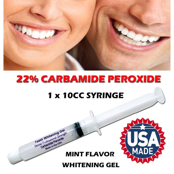 22% CARBAMIDE PEROXIDE 3D TEETH WHITENING TOOTH WHITENER DENTAL GEL WHITE REFILL