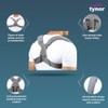 Tynor Clavicle Brace with Buckle, Grey, XL, 1 Unit