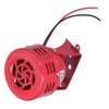 BERM Electric Motor Siren Alarm Mini Red Stainless Steel Shell