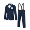 YUEMION Boy Suit Tuxedos Wedding Formal Kid Outfits 7Pcs Dress