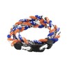 MapofBeauty 18" Sport Three Colors Three Braided Rope Tornado Necklace