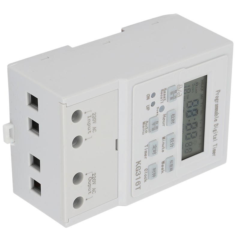 Mini AC 220V 1W 30A Digital Timer Switch Programmable Control