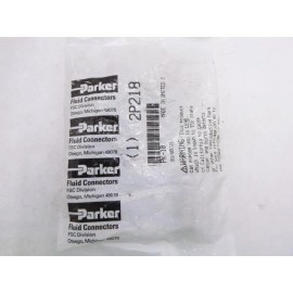 Parker 10 Pack Parker 2P218  FLUID CONNECTORS For 1/4" x 1/4" Tube OD