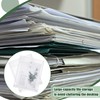 50 Pcs A4 Size Clear Plastic Poly Envelopes with String