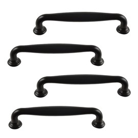 Mipcase 4Pcs Elegant European Style Cabinet Door Knobs Durable Pull Handles for Kitchen Cupboards Dressers and Furniture Replacement for Old Hardware