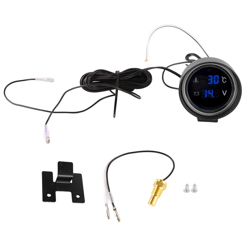 DC9V to 36V Car Voltmeter Gauge Two in One Digital