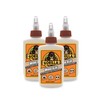 Gorilla Wood Glue, 4 ounce Bottle, (Pack of 3)