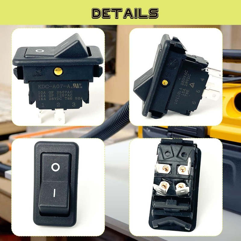 NPSNGSJY 5140058-09 Vacuum Switch Fit for DeWalt Vacuum DCV580 DCV581H