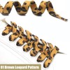 DELELE Leopard Print Flat Shoelaces: Brown Sneakers Shoe Laces 55