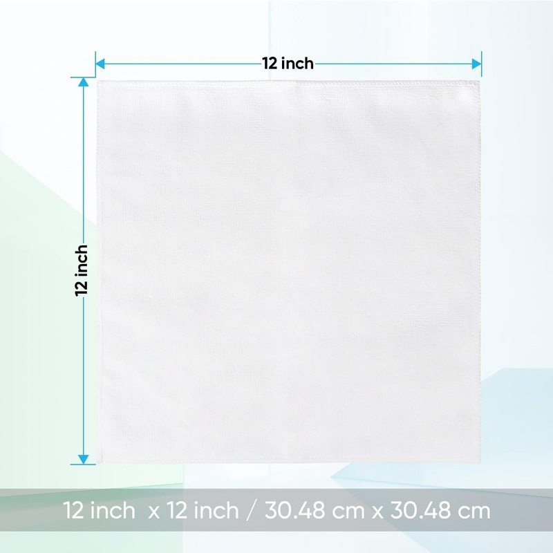 HOMEXCEL Microfiber Washcloths 12 Pack, Highly Absorbent and Soft Face