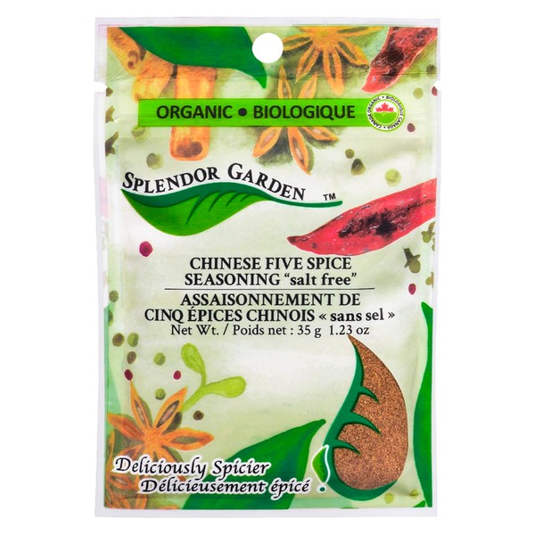 Splendor Garden organic Chinese Five Spice Seasoning Sf,35.0 Gram