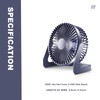 Chchmu USB Fan 5in Mini USB Desk Table Fan Personal