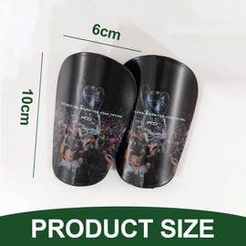 2 Stück Schienbeinschoner, Mini Football Shin Pads, Kleine Schienbeinschoner Fußball,10x6cm Schienbeinschutz Fussball Mini, Mini Shin Pads Football Für Kinder Herren