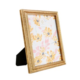 Concepts 8x10 Gold Ornate Vintage Resin Picture Frames With HD Clear Glass, Extra Durable Photo Frames - Display Wallhung/Tabletop Vertically Or Horizontaly