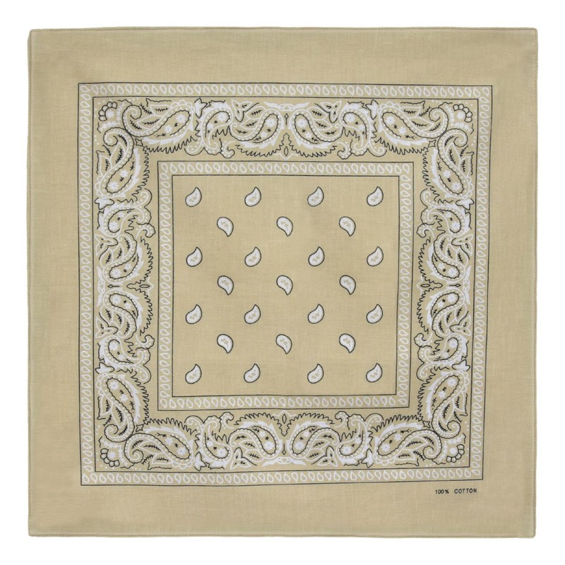 Laciteinterdite Set of 3 Paisley Bandanas for Men and Women,