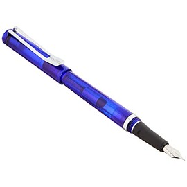 Nakabayashi, TACCIA Faceted Fountain Pen, Clear Blue, Nib Size F, TPF-001-CB-F