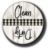 Dishwasher Magnet Clean Dirty Sign Indicator, Trendy Universal Flip Kitchen