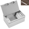 Recessed Flat Hidden Floor Electrical Outlet Kit, Electrical Outlet Cover