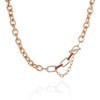 GUESS Goldtone Crystal Stone Link Toggle Statement Collar Necklace