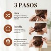 Nivofu Hair Donut Bun Maker Set, 7 Piezas Hair Bun