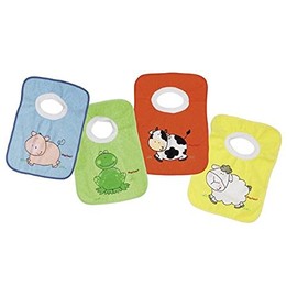 Playshoes 507142, Slip-on Bibs, Pack of 4