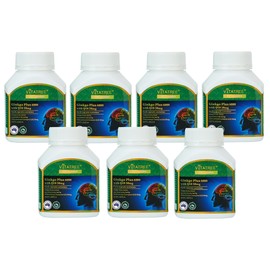 VITATREE Ginkgo Plus 6000 with Q10 50mg 7 x 60 Capsules - Special Bundle