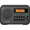 Sangean PR-D18BK AM/FM/Portable Digital Radio with Protective Bumper(Gray/Black)