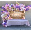 Wood Flower Happy Birthday Backdrop 8x6FT Pink Floral Butterfly Romantic