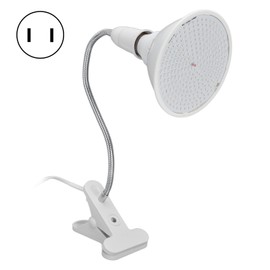 260LED Grow Light 360° Rotatable Plant Grow Lamp Indoor Greenhouse Plant Light with Clip 110‑240V US Plug
