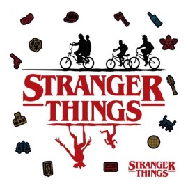 Decoración Cuarto Infantil Pared Stranger Things Calcomania Multicolor