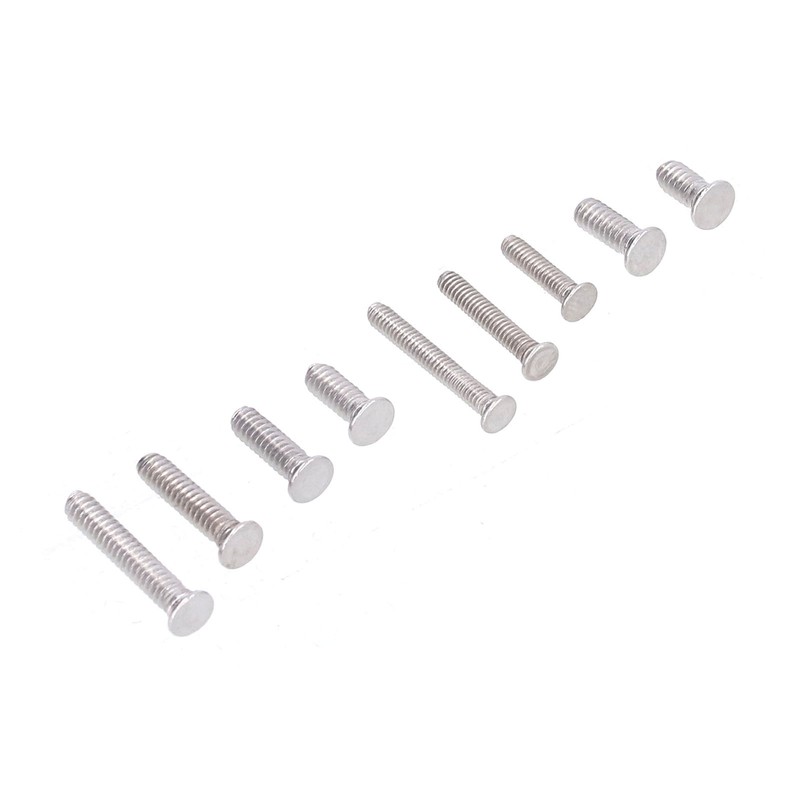 400Pcs Riveting Screw Kit Pull Electric Welding Stainless Steel Fastener