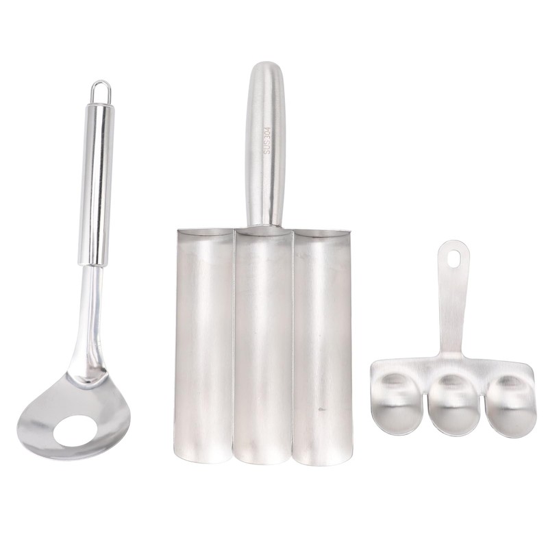 Stainless Steel Triple Meatball Maker Efficiently Makes 3 Meatballs at