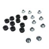 JDIEOQA 10Pcs Motorcycle Rubber Grommets Bolt Kit, Pressure Relief Motorbike