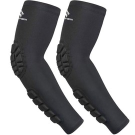 Hope Force 호프포스 2PCS 패딩 팔꿈치 팔뚝 소매 압박 팔 보호 지지대 [Blue Padded Elbow Forearm] Hoffforce 2PCS Padded Elbow Forearm Sleeve Compression Arm Protector Support [Blue Padded Elbow Forearm]