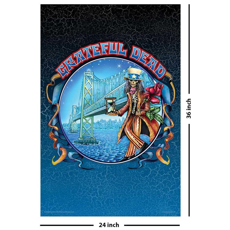 Grateful Dead - Bay Bridge Poster