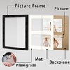 ORIVAN 8x10 Picture Frame Black Display 4x6 Double Photos Horizontal