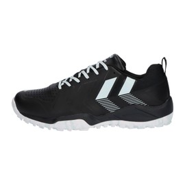 Hummel Handball Shoes, Grand Fly 5, Black x Light Blue (9067), 10.4 inches (26.5 cm), Black x Light Blue (9067), 26.5 cm